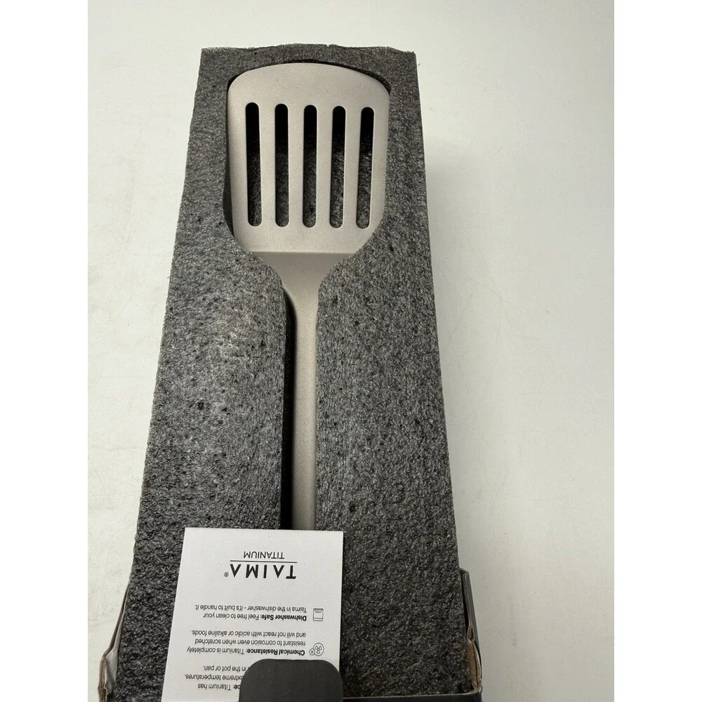 Taima 100% Pure Titanium Spatula Kitchen Utensil Lightweight, Antibacterial